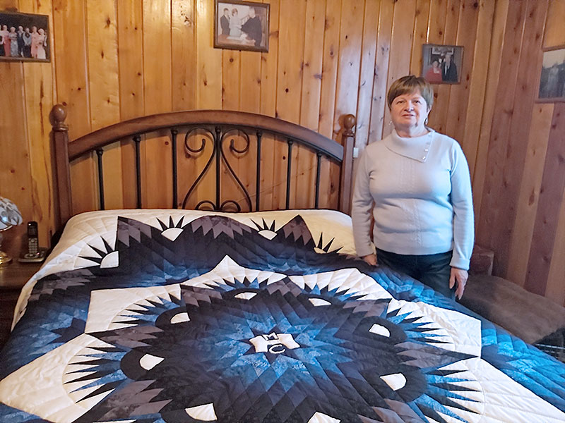 Retired Employee Commissions Quilt to Reflect Years of Service at MHC