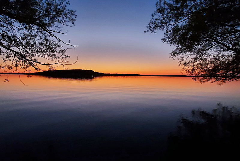 Image taken by Deanna Sampson of Treasure Island at sunset.