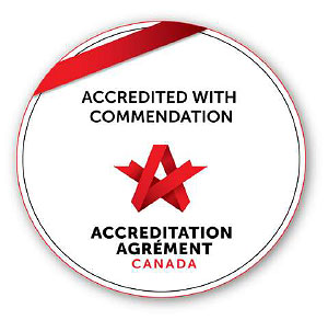 Acreditation with Commendation logo