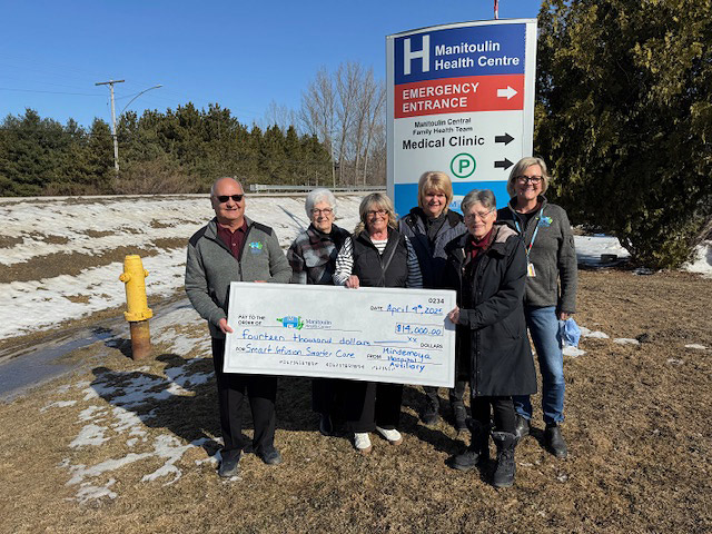 Mindemoya Hospital Auxiliary Donates to Campaign